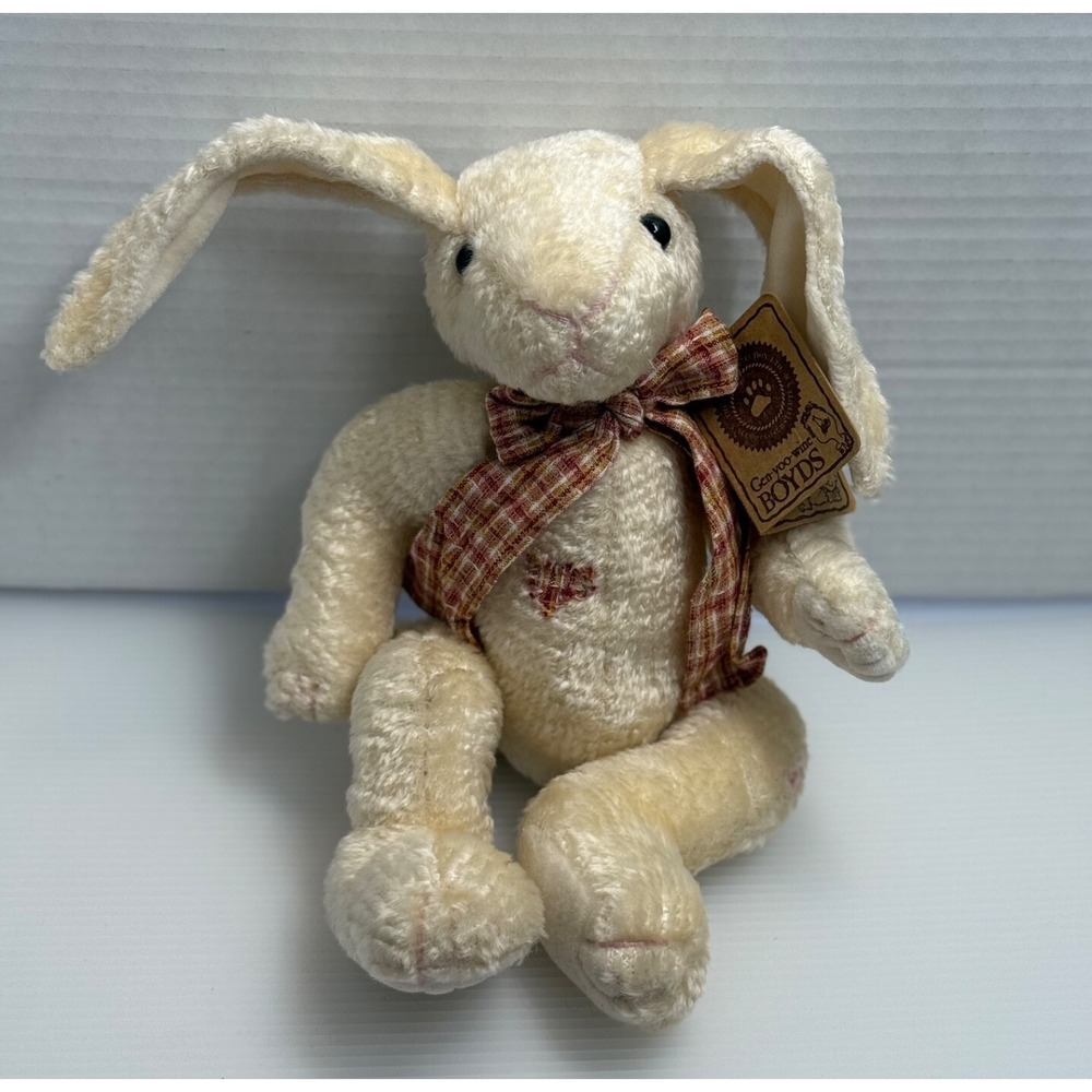 Tatters T. Hareloom ~ Gen-Yoo-Wine Boyds Bear Collection 9" Plush Bunny/ Hare